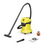 Karcher 17L Yellow Wet And Dry Vacuum Cleaner - WD3