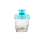 Glass Bottle - Blue And Clear 9.5CM