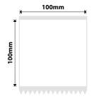NB667 - - B4 Only - 100X100MM - 75 White Labels
