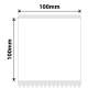 NB667 - - B4 Only - 100X100MM - 75 White Labels