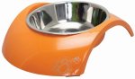 Rogz 2-in-1 Large 700ml Luna Dog Bowl - Orange
