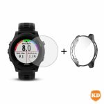 Garmin Glass Screen Protector & Tpu Case For Forerunner 935