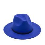 Sjiek Fedora Hat Wide Brim - Navy