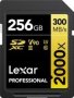 Lexar 256B Professional Gold Series 2000X Uhs-ii Sdhc Memory Card