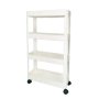 Qurious-four Tier Gap Storage Trolley With Dividers