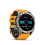 Garmin Fnix 8 51 Mm Amoled Sapphire Titanium With Spark Orange gra