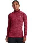 Women's Ua Tech Twist Zip - Black Rose XS