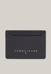 Tommy Hilfiger Tjm Leather Cc Holder - Black