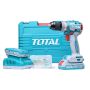 Total - Lithium-ion Compact Brushless Impact Drill Kit - 20V - 60NM