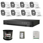 Hikvision 8 Channel 5MP Acusense Colorvu Kit