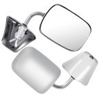 Amccm Left And Right Side Mirror Fit For 1973 1974 1987-1991 For Chevy Blazer 1975-1986 For Chevy C10 Manual Adjustment Manual F