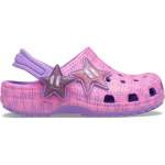 Classic Plaid And Stars Clog Toddlers Age 1-5 - Purple Bolt pink Punch C10