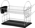 Catania 203- 2 Tier Steel Dish Drainer Kitchen Rack