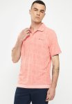 Ben Sherman Terry Textured Polo - Lt Pink