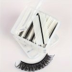 Grafting Adhesive Strip Glue-free False Eyelash Self-adhesive Strip Black Temperature Sensitive Replacement Jelly Reusable Trans
