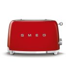 Smeg 2-SLICE Red Retro Toaster TSF01RDEU