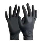 Zs - Premium Black Nitrile Disposable Gloves - XL