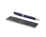 Parker Sonnet Ballpoint Pen Blue Lacquer With Palladium Trim Medium Point Black Ink 1931536