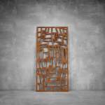 Laser Cut Screen - Design 079 - 1040 X 535 X 20 Stone Grey Outdoor
