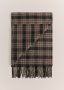 Alba Wool Cashmere Check Scarf