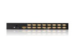 Aten 16-PORT PS 2-USB Vga Kvm Switch cascade w Us eu out Adp. -CS1316