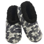 Snoozies Kids Grey Camo Snoozies Size: Small