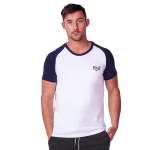 Everlast Mens Raglan T-Shirt White & Blue - M