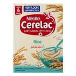 Nestle Cerelac Baby Cereal 6 Months Assorted 250G - Milk Rice