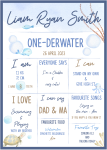 Milestone Board - Underwater - A0