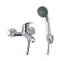 Bath Mixer With Hand Shower - Top Tier Chrome Relish