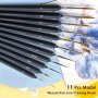 11PCS Extra Fine Professional Water Pen Durable Micro Oil Painting Pen Brush Micro Oil Painting Pen Brush For Watercolor Painting Oil Acrylic Painting