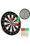 Dart Board Set Double-sided 17 Inch With 6 Steel-plastic Darts