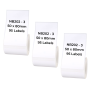 NB202 - NIIMBOT - B1 / B21 / B3S / B4 - 50X80MM - 95 WHITE LABELS 3