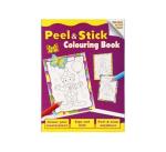 Peel & Stick Colouring Book:butterfly