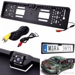 Number Plate Frame Reverse Car Camera With LED Light Night Vison
