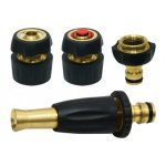 4 Piece Soft-touch Brass Spray Nozzle Set AQ660050