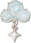 Opalescent Meta Dangle Jibbitz - Multi Osfa