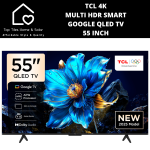 TCL P7K 4K Multi Hdr Smart Google QLED TV - 55 Inch