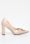 Plum Esme Block Heel Court - Neutral