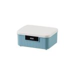 Anrui 2.3 Gallon Lockable Storage Box Container Bin Portable Plastic Safe Box With Lock Usable As Item Organizer Art Craft Or Of