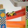 Inertial MINI Race Car Set Of 4PCS Wooden Four-wheel Track Glide Cars - Perfect For Birthday Party Favors And Toys