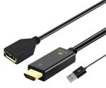 MicroWorld HDMI Male To Display Port Female Passive