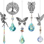 5PCS Sun Catcher Window Decoration Hanging Pendant