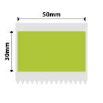NB495 - - B1 B21 B3S B4 - 50X30MM - 230 Bean Green Freezer Labels