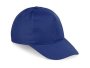 5 Panel Structured Peak Cap Blue
