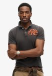 Vintage Athletic Polo - Washed Black