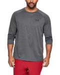 Men's Ua Tech Long Sleeve - Carbon HEATHER-090 XXL