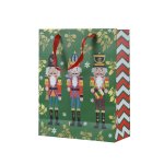 Paper Giftbag With Nutcrackers 8X18X24CM