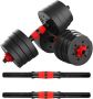 Red Dumbbell Spinlock Nut Set Barbell Weight Clips With Anti-slip