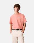 Calvin Klein Left Chain Stitch Burnt Orange T-Shirt - XXL Orange